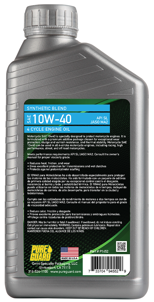 SAE 10W-40 Premium Motor Oil